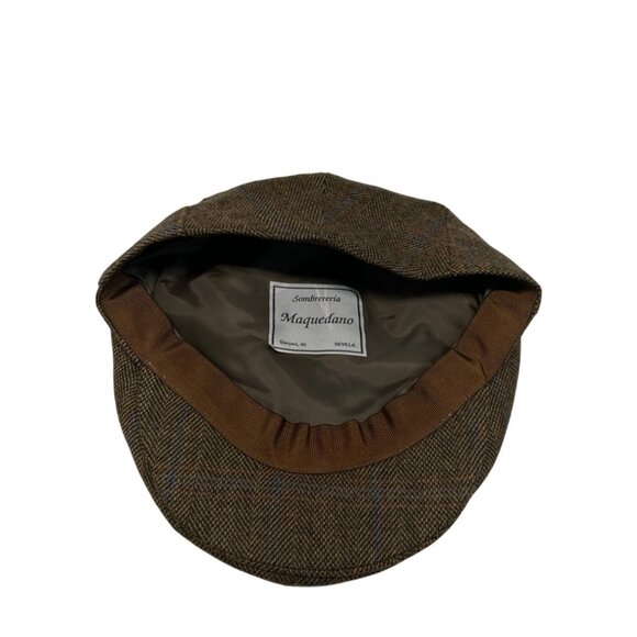 Vintage Maquedano Tweed Flat Cap - Picture 8 of 10